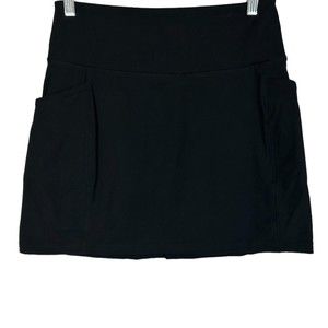 Fit 4 All by Carrie Wightman Waist Stabilized Pocket SkortSolid Black Small Size